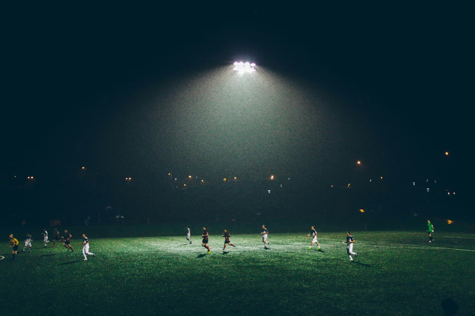 Soccer field background
